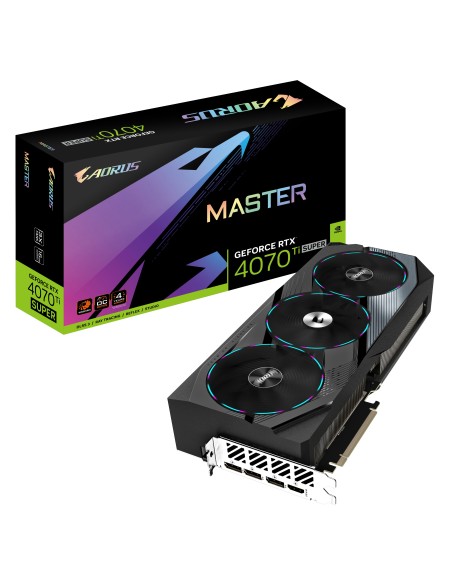 Gigabyte AORUS GeForce RTX 4070 Ti SUPER MASTER 16G NVIDIA 16 GB GDDR6X