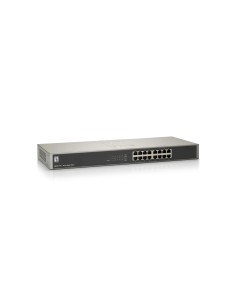 LevelOne GSW-1657 switch di rete Non gestito Gigabit Ethernet (10 100 1000) Nero, Grigio