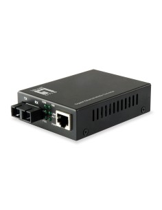 LevelOne GVT-2002 convertitore multimediale di rete 1000 Mbit s 1310 nm Modalità singola Nero