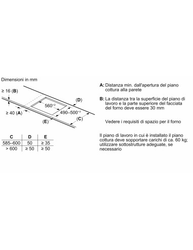 Bosch Serie 6 PVS645HB1E piano cottura Nero Da incasso 60 cm Piano cottura a induzione 4 Fornello(i)