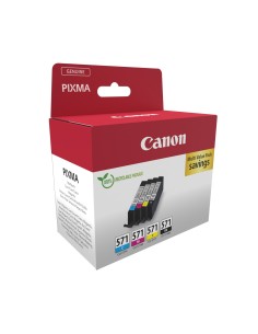 Canon 0386C009 cartuccia d'inchiostro 4 pz Originale Nero, Ciano, Magenta, Giallo 2