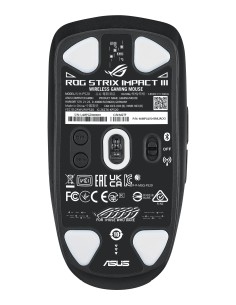 ASUS ROG Strix Impact III Wireless mouse Ambidestro RF senza fili + Bluetooth Ottico 36000 DPI 2