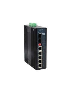 LevelOne IES-0610 switch di rete Gigabit Ethernet (10 100 1000) Supporto Power over Ethernet (PoE) Nero