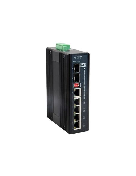 LevelOne IES-0610 switch di rete Gigabit Ethernet (10 100 1000) Supporto Power over Ethernet (PoE) Nero