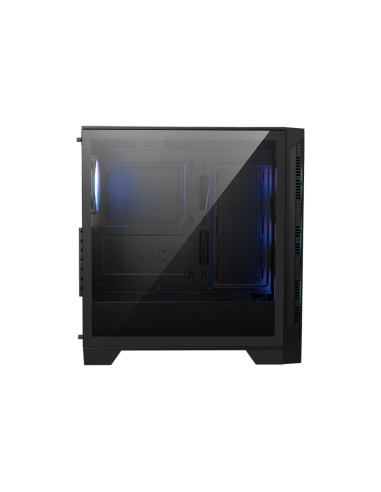 MSI MAG FORGE 320R AIRFLOW computer case Micro Tower Nero, Trasparente