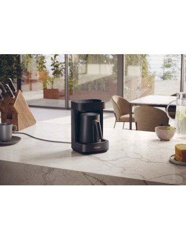 Haier Multi Beverage I-Master Serie 5 Nero, Salvaspazio 3 in 1, 6 programmi automatici