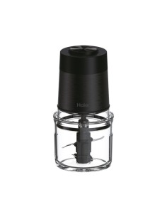 Haier Tritatutto I-Master Serie 5 Nero, 4 lame in acciaio inox, 2 livelli di velocità, Ciotola in vetro 0,5 L