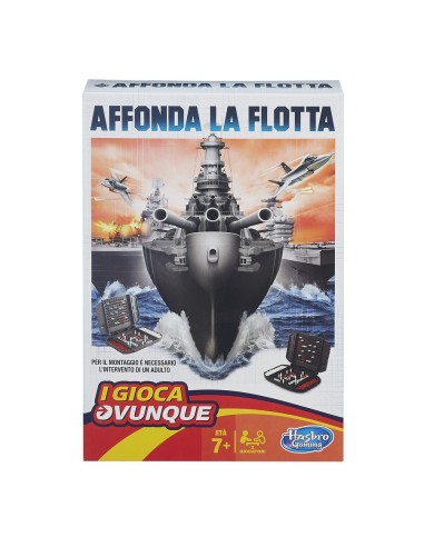 Hasbro Gaming Affonda la Flotta - Travel (gioco in scatola, Gaming)