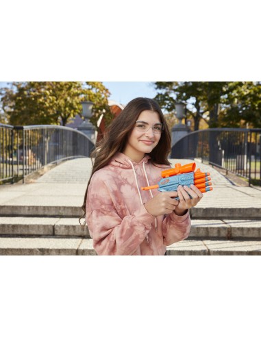 Nerf Elite 2.0 - Prospect QS-4, blaster con 8 dardi originali Elite, può contenere fino a 4 dardi, mirino telescopico fisso