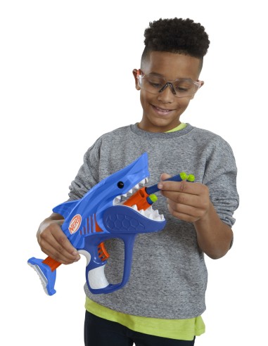 Nerf Junior Wild - Sharkfire, blaster a dardi facile da usare