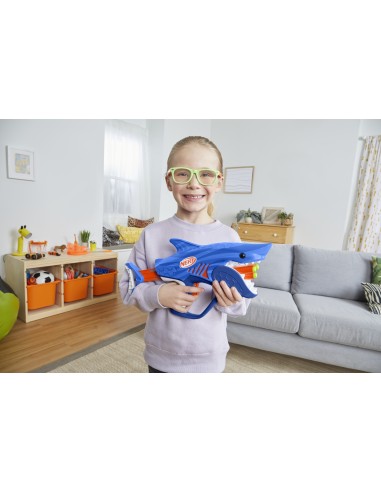 Nerf Junior Wild - Sharkfire, blaster a dardi facile da usare
