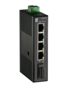LevelOne IES-0510 switch di rete Non gestito Fast Ethernet (10 100) Nero