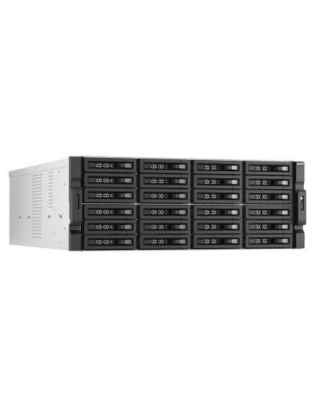 QNAP TL-R2400PES-RP contenitore di unità di archiviazione Box esterno HDD SSD Nero, Grigio 2.5 3.5"