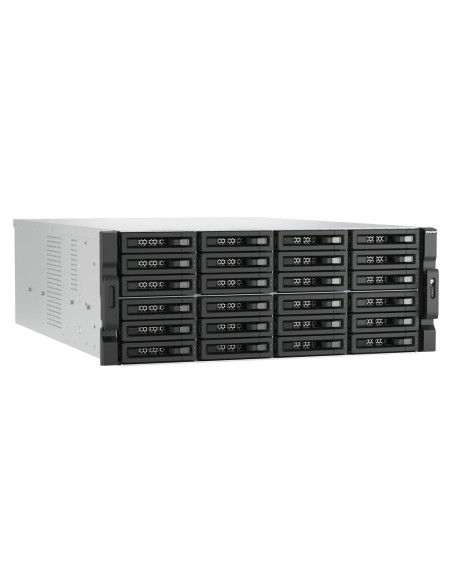 QNAP TL-R2400PES-RP contenitore di unità di archiviazione Box esterno HDD SSD Nero, Grigio 2.5 3.5"