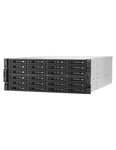 QNAP TL-R2400PES-RP contenitore di unità di archiviazione Box esterno HDD SSD Nero, Grigio 2.5 3.5"