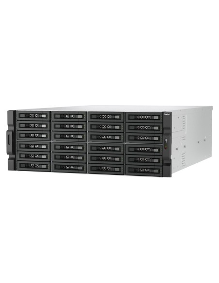 QNAP TL-R2400PES-RP contenitore di unità di archiviazione Box esterno HDD SSD Nero, Grigio 2.5 3.5"