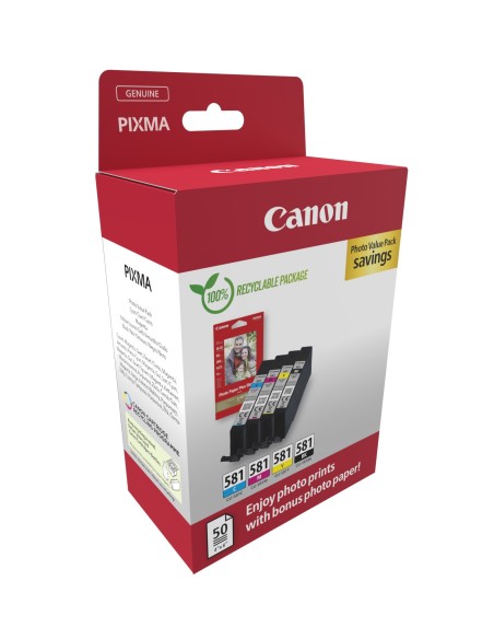 Canon 2106C006 cartuccia d'inchiostro 4 pz Originale Nero, Ciano, Magenta, Giallo