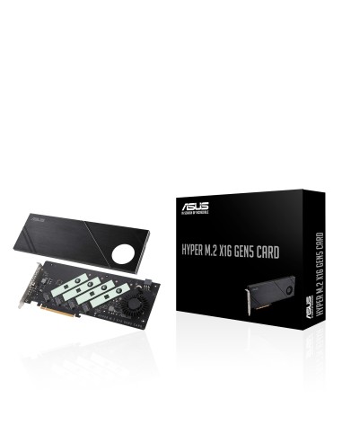 ASUS Hyper M.2 x16 Gen5 Card scheda di interfaccia e adattatore Interno
