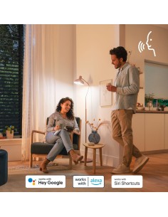 Philips LED Lampadina Smart Dimmerabile Luce Bianca o Colorata Attacco E14 40WSfera 2