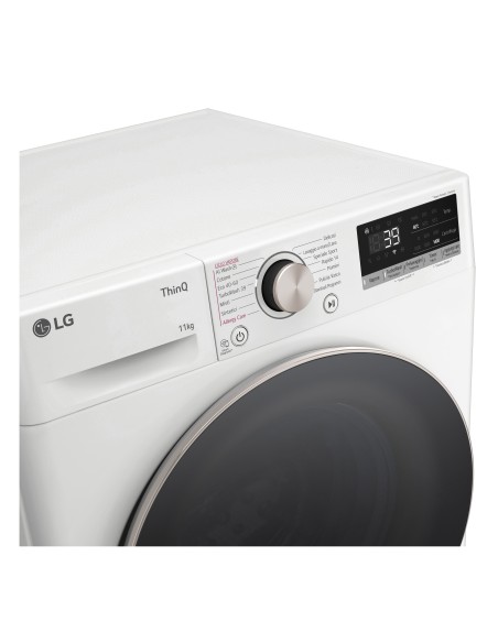 LG F4R7011TSWG Lavatrice 11kg AI DD, Classe A-10%, 1400 giri, TurboWash, Vapore