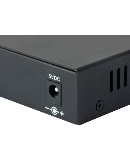LevelOne GVT-0500 convertitore multimediale di rete 10000 Mbit s Nero