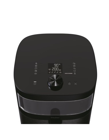 Haier Friggitrice ad aria I-Master Serie 5 Nero, Capacità 7 L, Range di temperatura 40°-200°, 9 in 1, Accessoriata