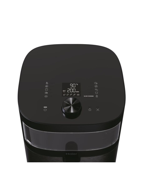 Haier Friggitrice ad aria I-Master Serie 5 Nero, Capacità 7 L, Range di temperatura 40°-200°, 9 in 1, Accessoriata