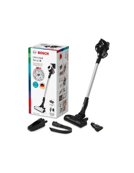 Bosch Serie 6 BBS611BSC aspirapolvere senza filo Nero Sacchetto per la polvere