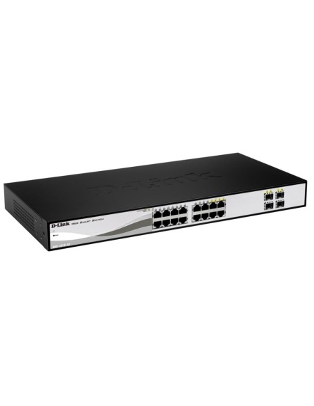 D-Link DGS-1210-16 Gestito L2 Nero