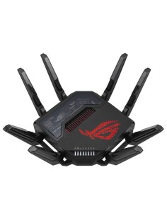 ASUS ROG Rapture GT-BE98 router wireless 10 Gigabit Ethernet Quad-band (2.4 GHz   5 GHz-1   5 GHz-2   6 GHz) Nero