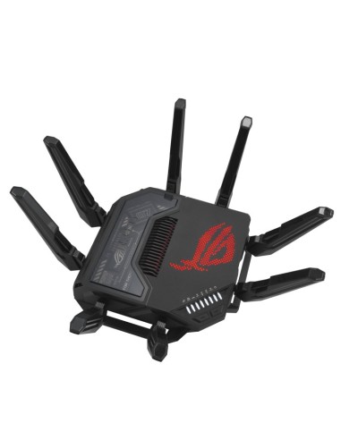 ASUS ROG Rapture GT-BE98 router wireless 10 Gigabit Ethernet Quad-band (2.4 GHz   5 GHz-1   5 GHz-2   6 GHz) Nero