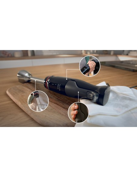 Bosch Serie 4 MSM4B610 frullatore 0,6 L Frullatore ad immersione 1000 W Antracite, Nero