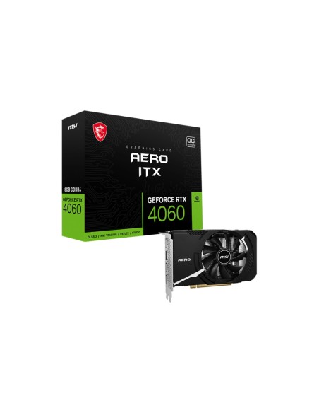 MSI AERO GeForce RTX 4060 ITX 8G OC NVIDIA 8 GB GDDR6