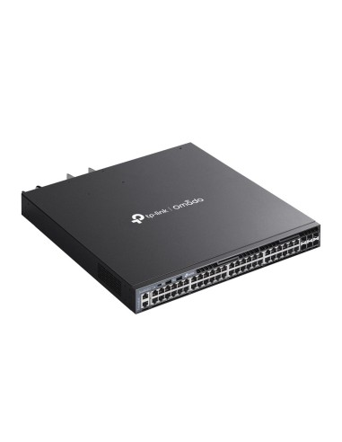 TP-Link Omada SG6654XHP switch di rete Gestito L3 Gigabit Ethernet (10 100 1000) Supporto Power over Ethernet (PoE) 1U Nero