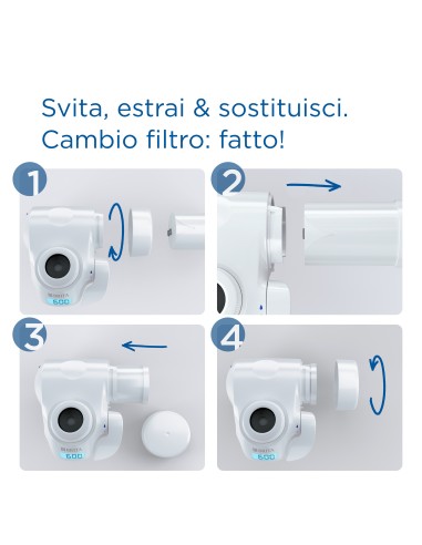 Brita filtro di ricambio ON TAP V-MF, 1 filtro (600L) - per acqua priva di batteri al 99,99% & gusto migliore