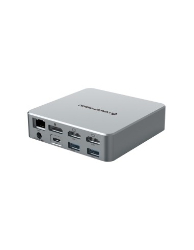 Conceptronic DONN25G replicatore di porte e docking station per laptop Cablato USB 3.2 Gen 2 (3.1 Gen 2) Type-C Argento