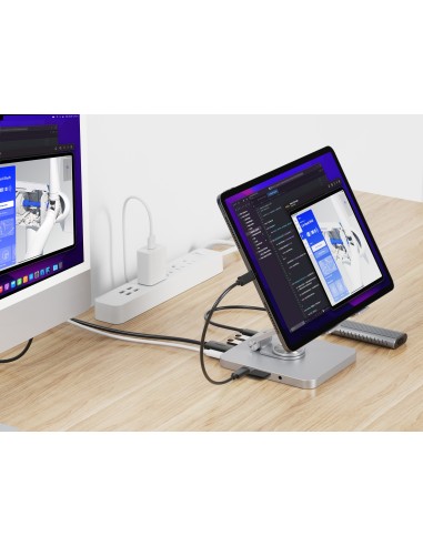 Conceptronic DONN26G carrello e supporto multimediale Argento Tablet
