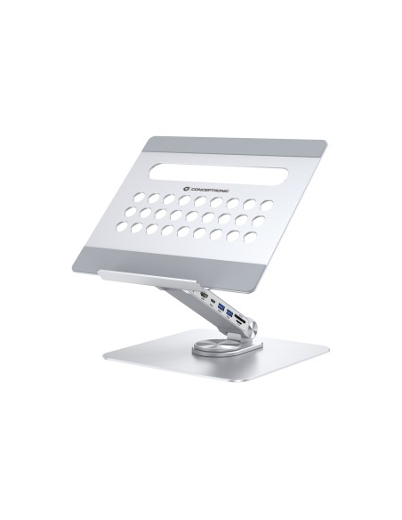 Conceptronic DONN27G supporto per laptop Supporto per computer portatile Argento