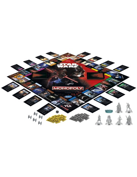 Monopoly Lato Oscuro, gioco da tavolo per famiglie, bambini e bambine dagli 8 anni in su, regalo gioco per serate in famiglia