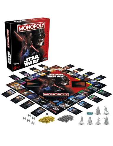 Monopoly Lato Oscuro, gioco da tavolo per famiglie, bambini e bambine dagli 8 anni in su, regalo gioco per serate in famiglia