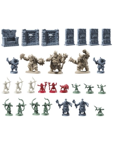 Hasbro Gaming Avalon Hill HeroQuest, pack delle Imprese L'Orda degli Ogre, dai 14 anni in su, da 2 a 5 giocatori, per giocare è