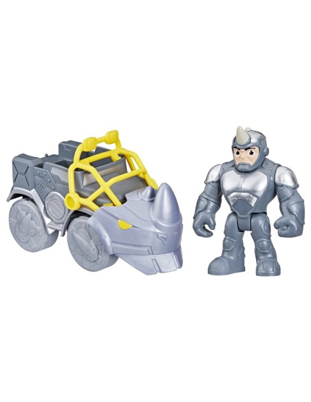 Marvel Spidey e I Suoi Fantastici Amici, set Rhino Wracker, action figure con veicolo e accessorio, giocattoli per età