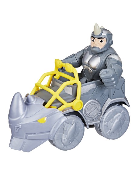 Marvel Spidey e I Suoi Fantastici Amici, set Rhino Wracker, action figure con veicolo e accessorio, giocattoli per età