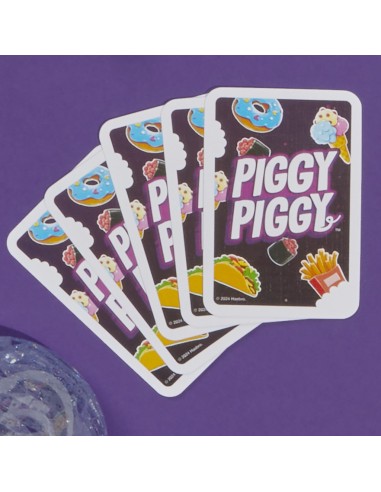 Hasbro Gaming Piggy Piggy, gioco di carte divertente per famiglie, da 2 a 6 giocatori, dai 7 anni in su