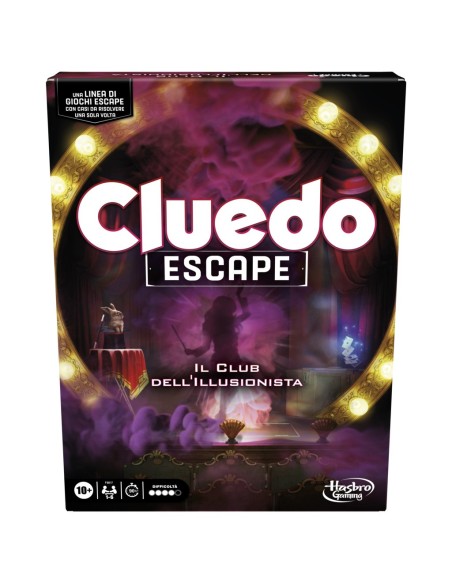 Cluedo Escape - Il Club dell'Illusionista, gioco di mistero in versione Escape Room