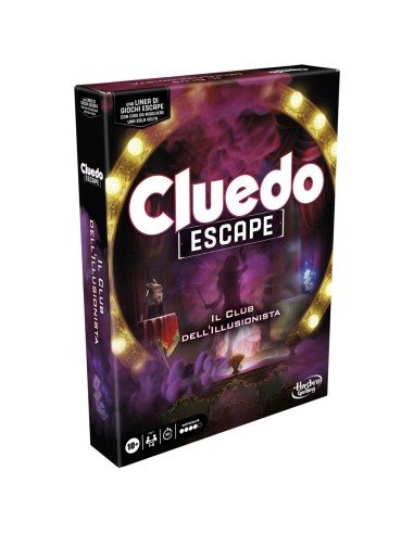 Cluedo Escape - Il Club dell'Illusionista, gioco di mistero in versione Escape Room