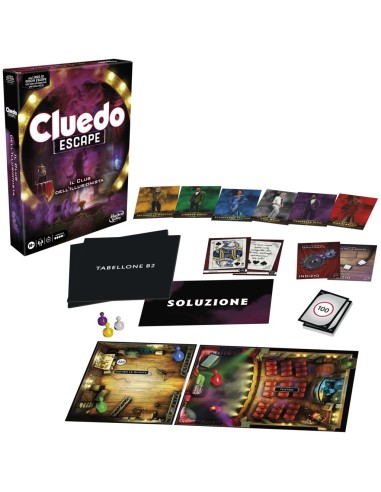 Cluedo Escape - Il Club dell'Illusionista, gioco di mistero in versione Escape Room