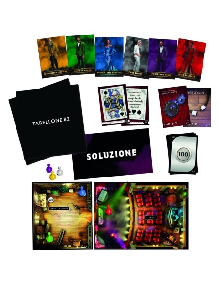 Cluedo Escape - Il Club dell'Illusionista, gioco di mistero in versione Escape Room