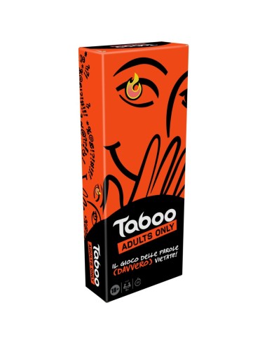 Hasbro Gaming Taboo Adults Only, gioco di società per soli adulti, giochi da tavolo per 4 o più giocatori