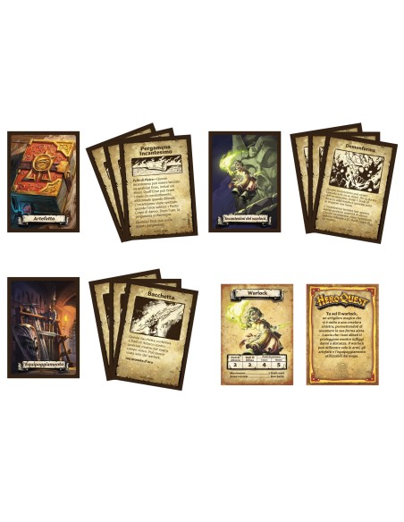 Hasbro Gaming Avalon Hill HeroQuest, pack delle imprese La Profezia di Telor, dai 14 anni in su, da 2 a 5 giocatori, richiede